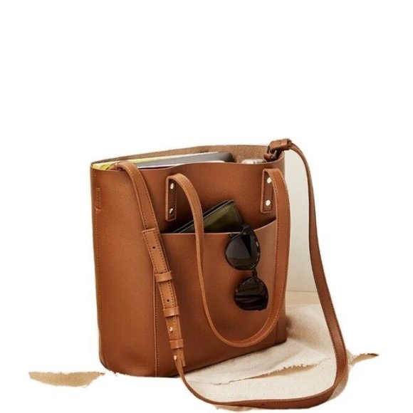 Henny + Lev Danielle VEGAN LEATHER 2-IN-1 Everyday Tote Bag w/Dust Cover NWT - Picture 16 of 16